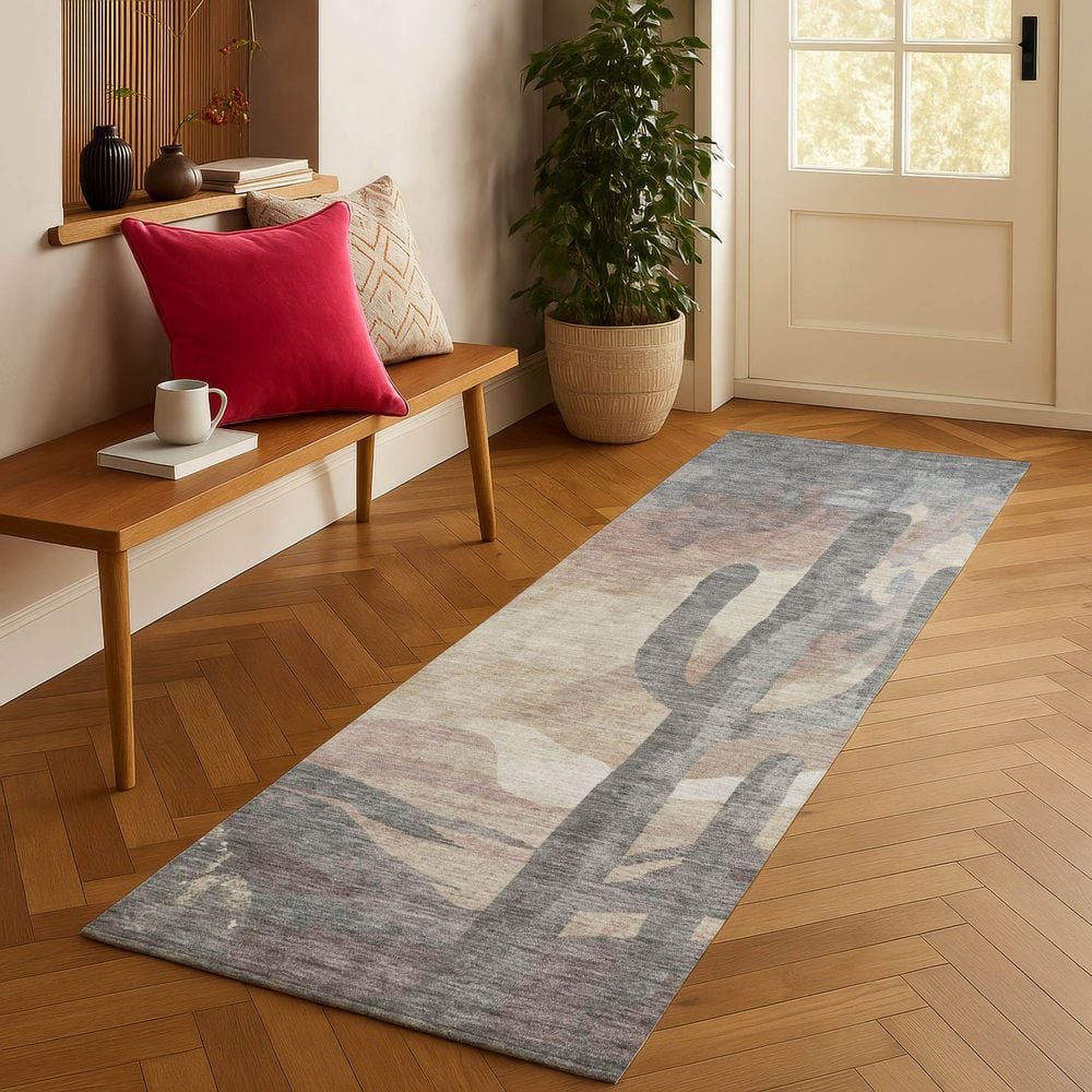 Chantille Machine Washable Indoor/Outdoor Abstract ACN2337 Taupe 2 ft. 3 in. x 7 ft. 6 in. Runner Rug price history on PriceWatchPro