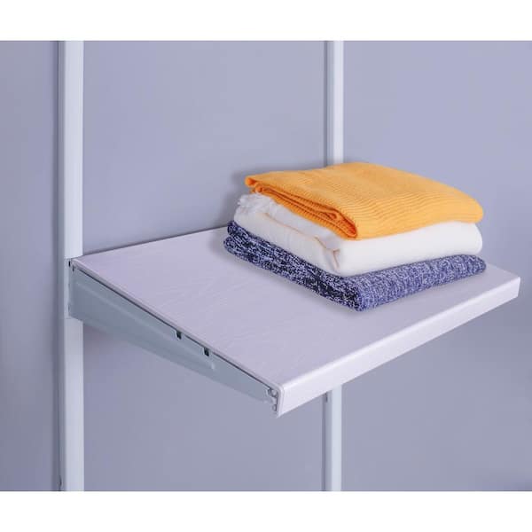 Everbilt 4 ft. x 16 in. Decorative Shelf Cover - White 90340 - The Home  Depot