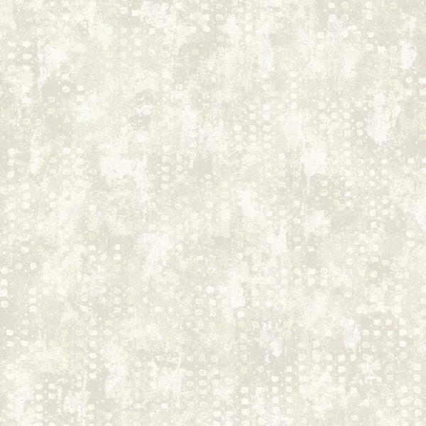 A-Street Prints Felsic Platinum Studded Cube Non Woven Paper Non-Pasted Metallic Wallpaper