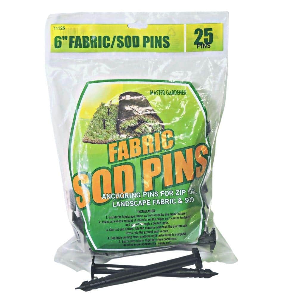 turf pins 6" Landscape Staples Weed mat pins SOD Staples anchor pins