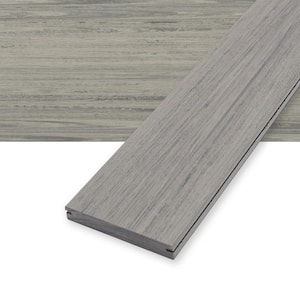 Deckorators Voyage 1 in. x 6 in. x 20 ft. Costa Brown Grooved Edge