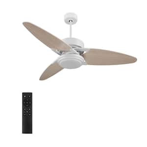 Maxwell 52 in. Color Changing Integrated LED Indoor White DC Motor Ceiling Fan with Light Kit and Remote Control