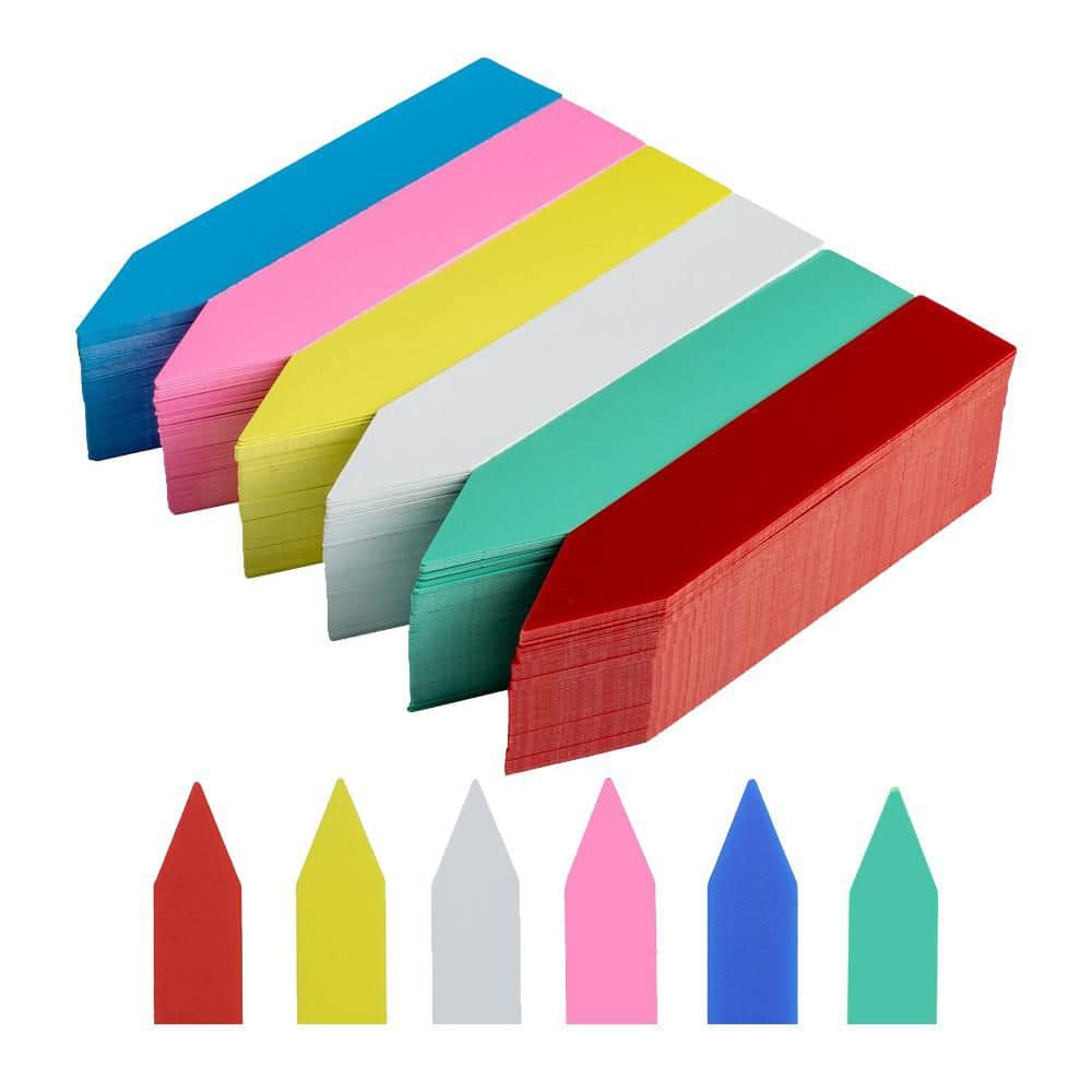 360-Pieces 4 in. Plastic Plant Labels in 6 Colors for Garden Marking price history on PriceWatchPro