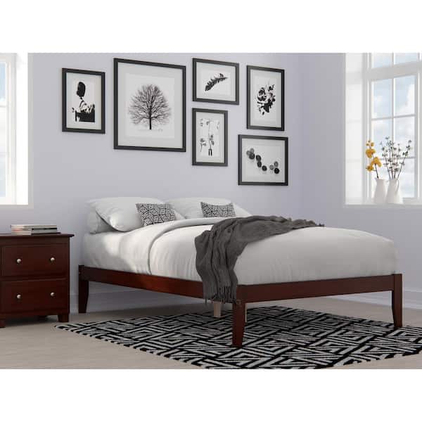 AFI Colorado Walnut Full Bed with USB Turbo Charger