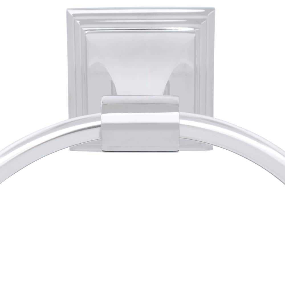 Leonard Chrome 4-Piece Bathroom Hardware Set