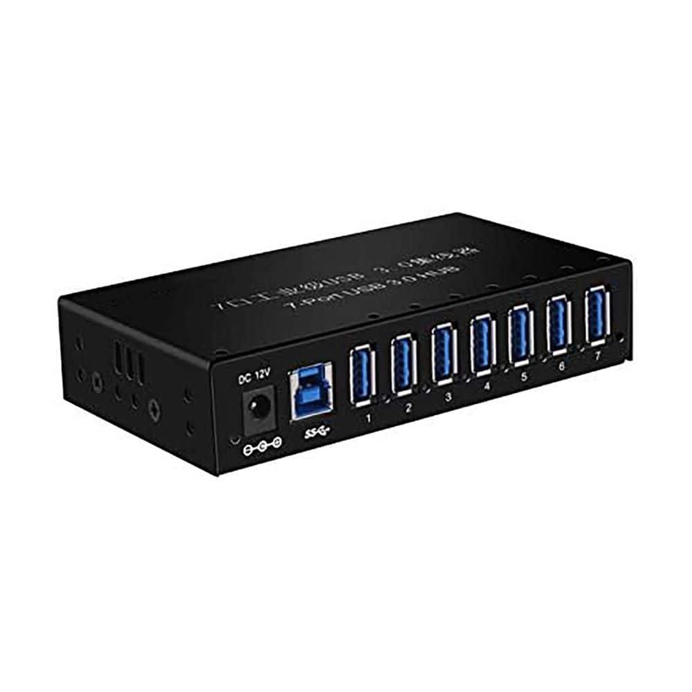 7-Port Powered USB 3.0 Hub Metal Case Mountable with 36W AC Adapter Supports BC 1.2 Charging Protocol price history on PriceWatchPro