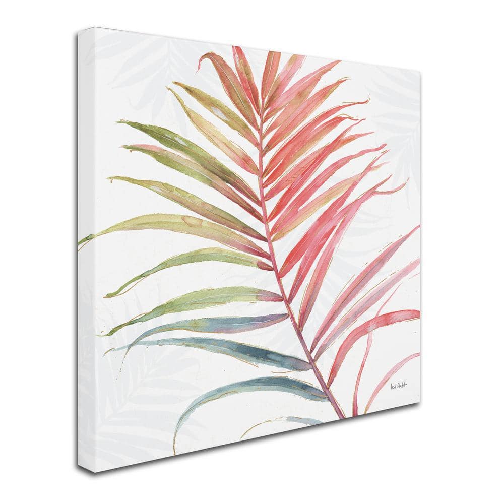 Tropical Blush VI 18" x 18" Multicolor Canvas Wall Art