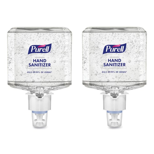 PURELL 1200 ML Clean Scent Advanced Gel Commercial Hand Sanitizer Refill, For ES4 Dispensers (2-Pack)
