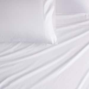 Organic Solid 300-Thread Count Cotton Sateen Sheet Set