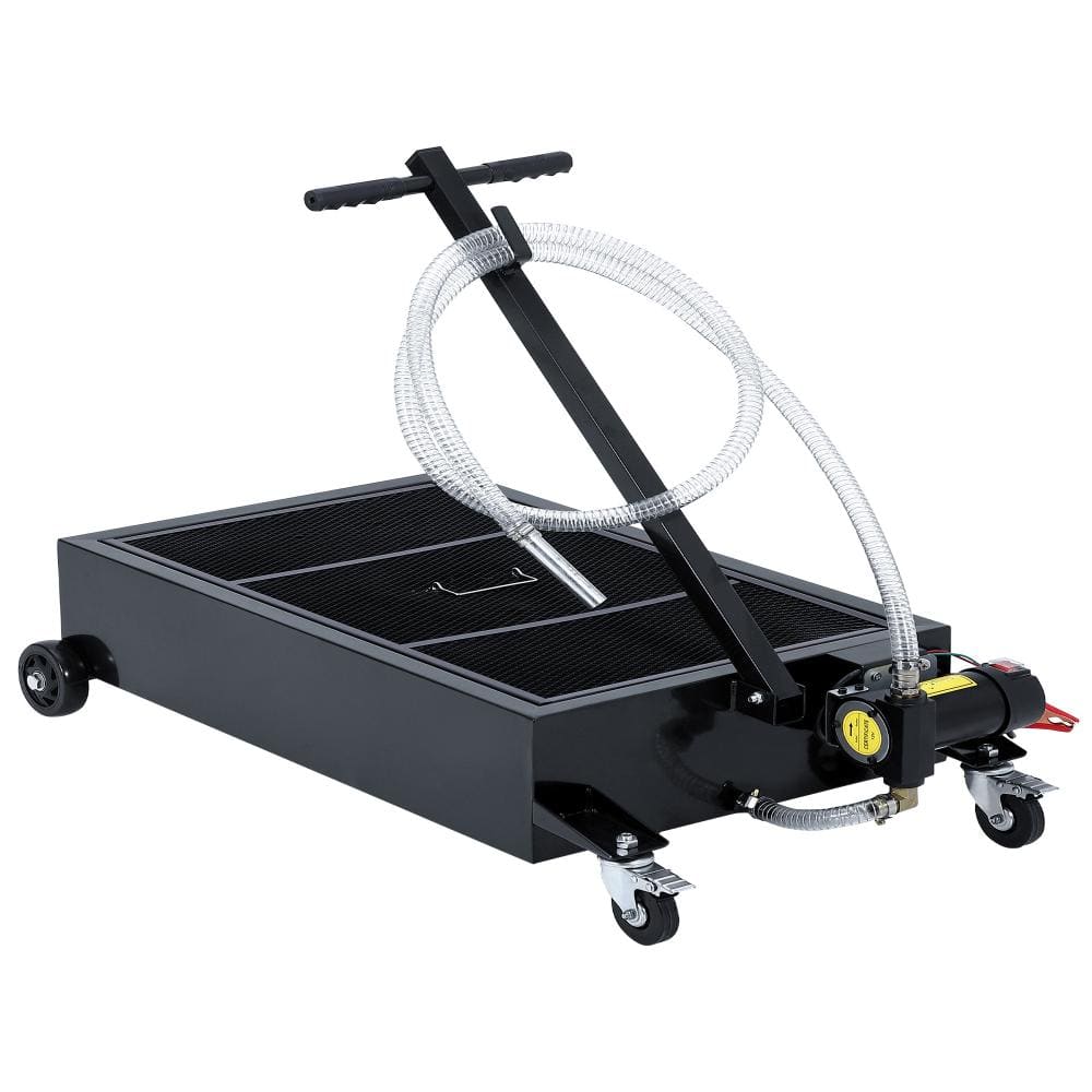 20 Gallon Black Heavy Duty Low Profile Oil Drain Pan Cart with Hose,Folding Handle and 12V Electric Pump price history on PriceWatchPro