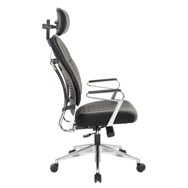 Office Star Products Bonded Leather Managers Chair With Headrest 32 E33p91a7hl The Home Depot