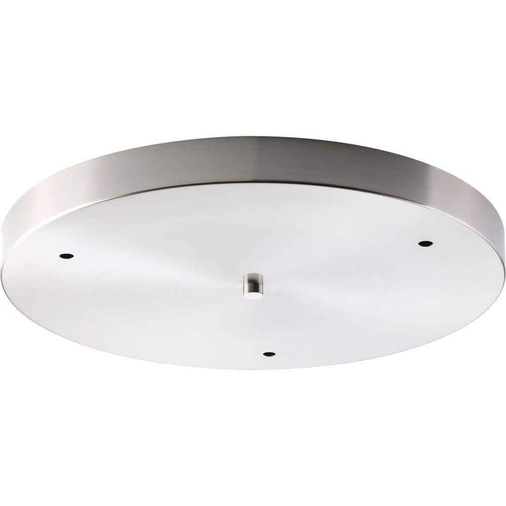Brushed Nickel Round LED Pendant Canopy