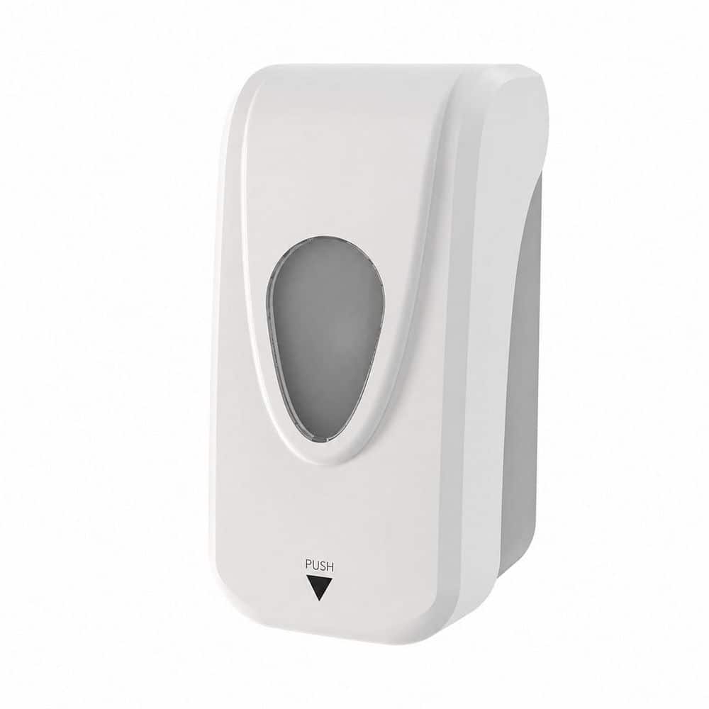 Manual Wall Mount Soap and Hand Sanitizer Dispenser, 1000ml Capacity for Liquid or Gel Soap, White price history on PriceWatchPro