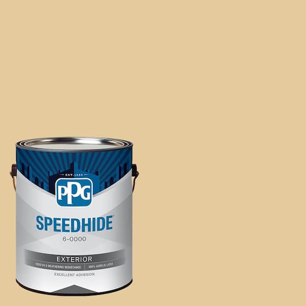 1 gal. PPG12-11 Antique Cream Satin Exterior Paint