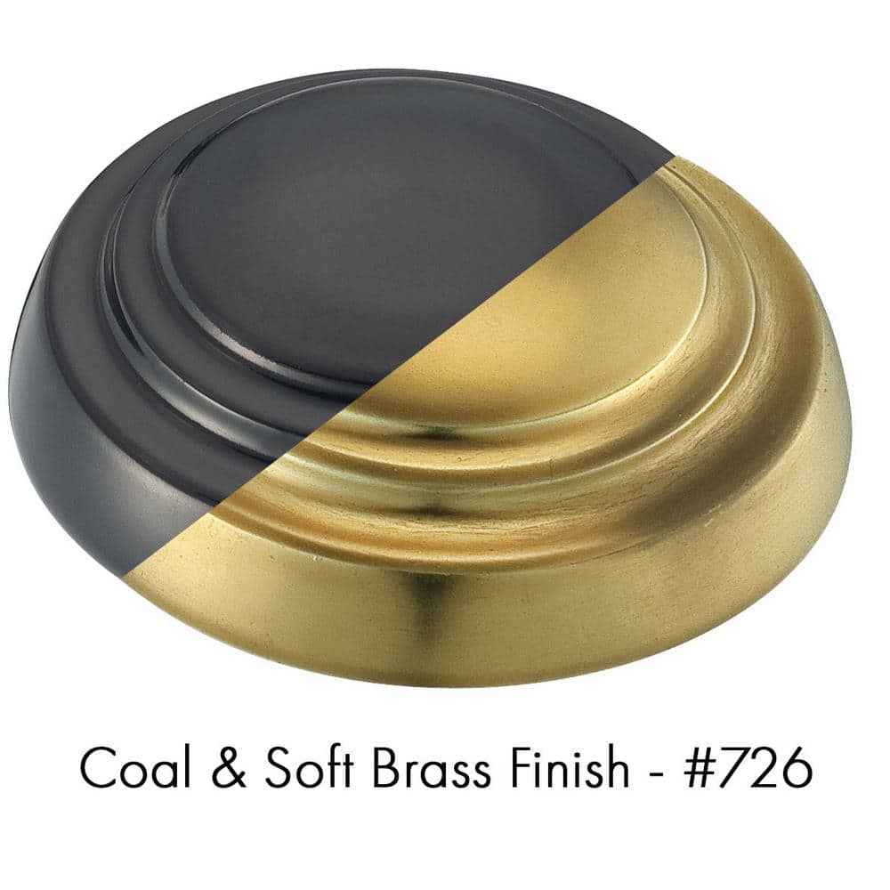 Windward Passage Soft Brass and Coal 6-Light Drum Pendant