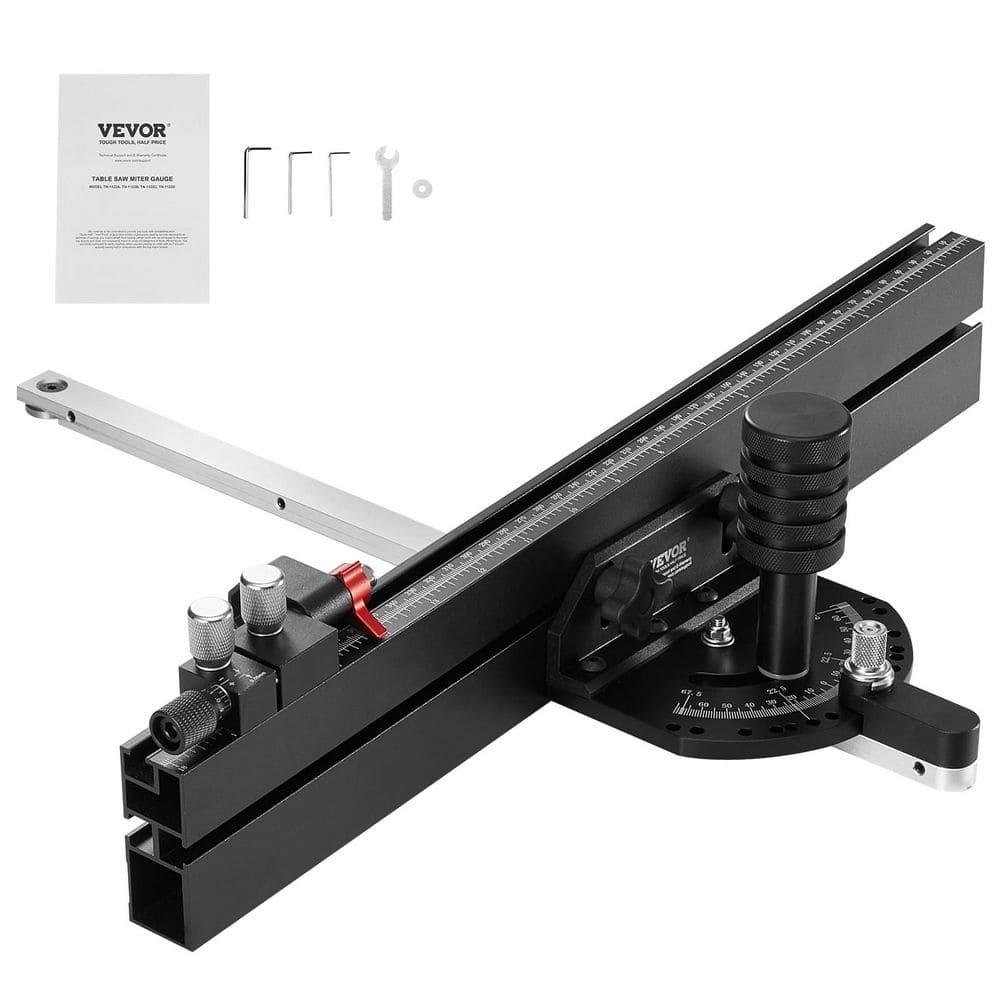 Precision Miter Gauge, Aluminum Alloy Table Saw Miter Gauge, for Woodworking, Standard Slot 3/4in. x 3/8in. price history on PriceWatchPro