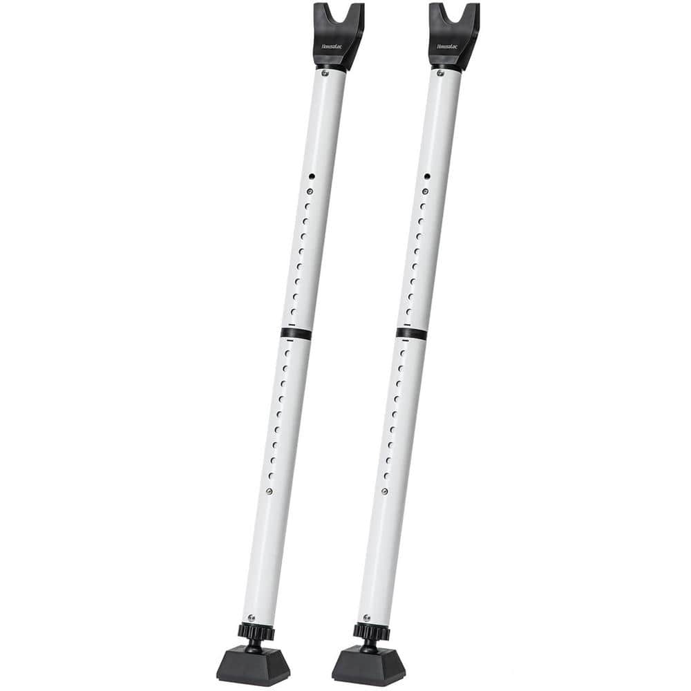 2-Pack 2-in-1 Door Security Bar, Adjustable Constructed Doors Security Bars for Window (White) price history on PriceWatchPro