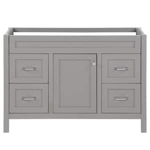 Maywell 48 in. W x 19 in. D x 34 in. H Bath Vanity Cabinet without Top in Sterling Gray