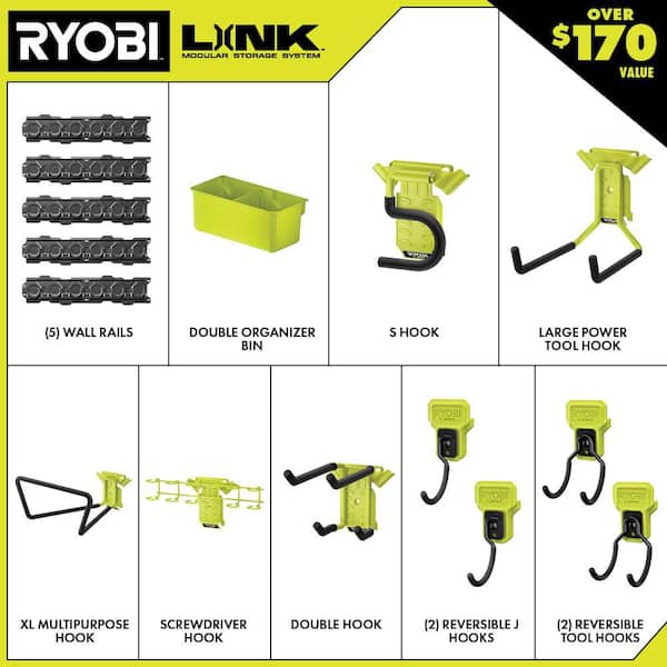 LINK 15-Piece Wall Storage Kit