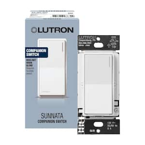 Sunnata Companion Switch, only for use with Sunnata On/Off Switches, White (ST-RS-WH)