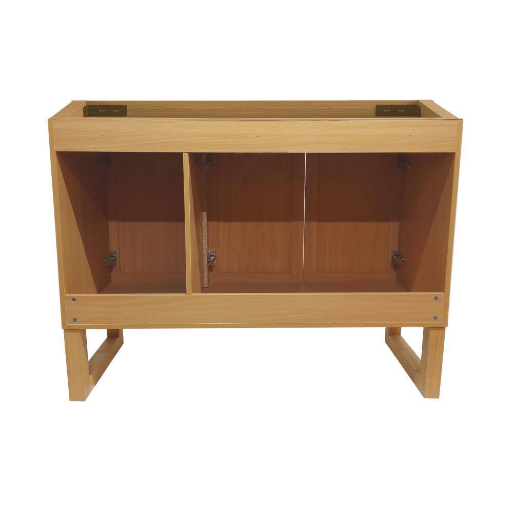Arles 48" Natural Oak and Cane Bathroom Vanity