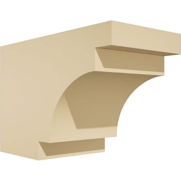 Ekena Millwork Standard Mediterranean 6 in. W x 8 in. H x 12 in. D Signature Urethane Rafter Tail Outlooker