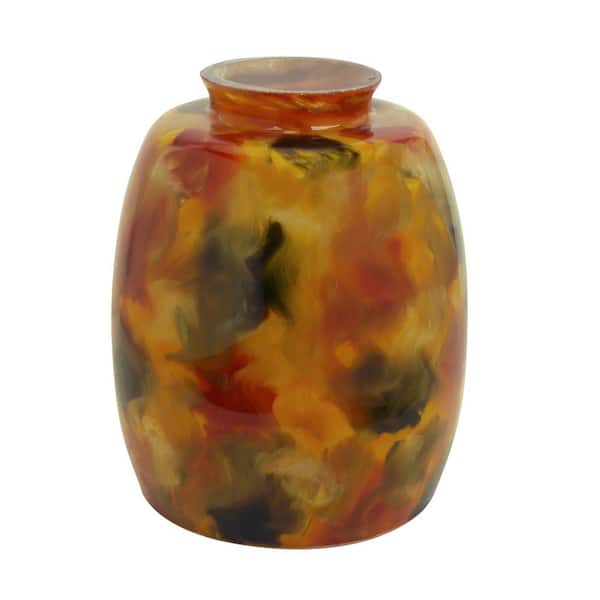 5-1/4 in. Art Ceiling Fan Replacement Glass Shade (1-Pack)