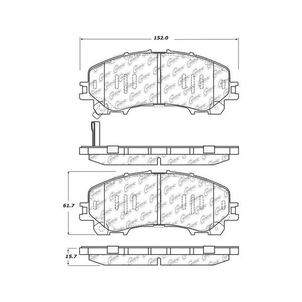 Centric Parts Disc Brake Pad Set