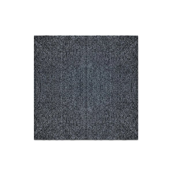 FIROMO 12 in. x 12 in. Plastic Gray DIY Module Carpet Floor Interlocking Floor Outdoor Patio Deck All-Weather Tiles (36-Pack)