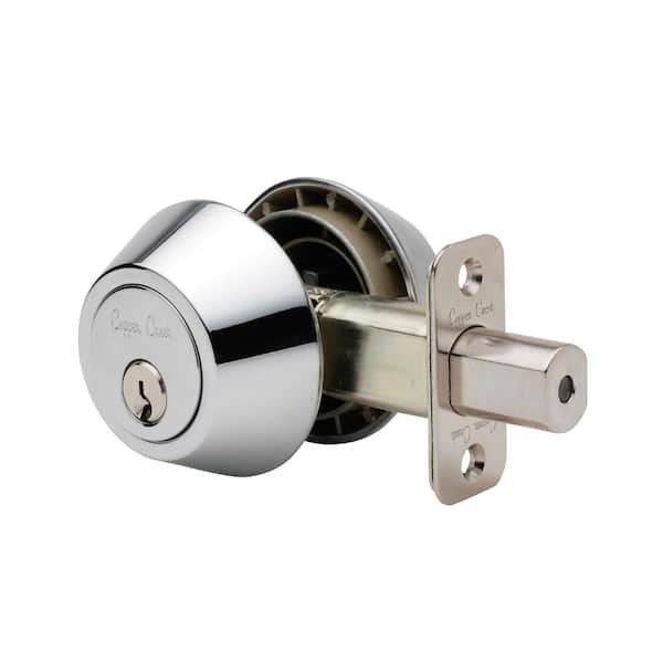 Copper Creek Double Cylinder Polished Stainless Deadbolt