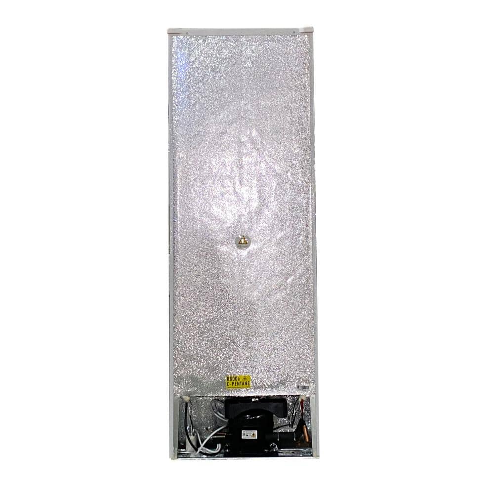 Compact White Energy Star Bottom Freezer Refrigerator
