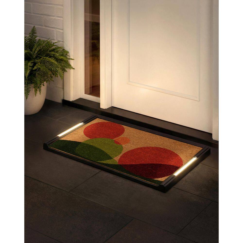 BriteStep Circles 32.5 in. x 18.5 in. Pressure-Activated, Wireless, Auto Shut-Off, Indoor/Outdoor LED Door Mat price history on PriceWatchPro