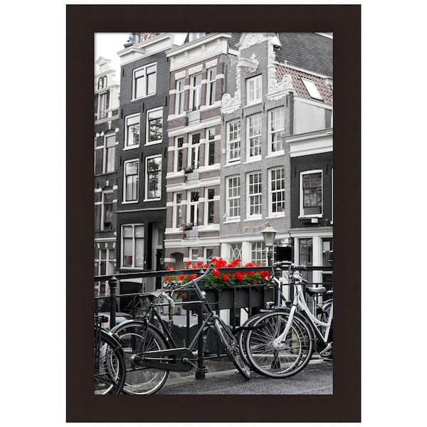 Amanti Art Carlisle Espresso Wood Picture Frame Opening Size 20x30 in.