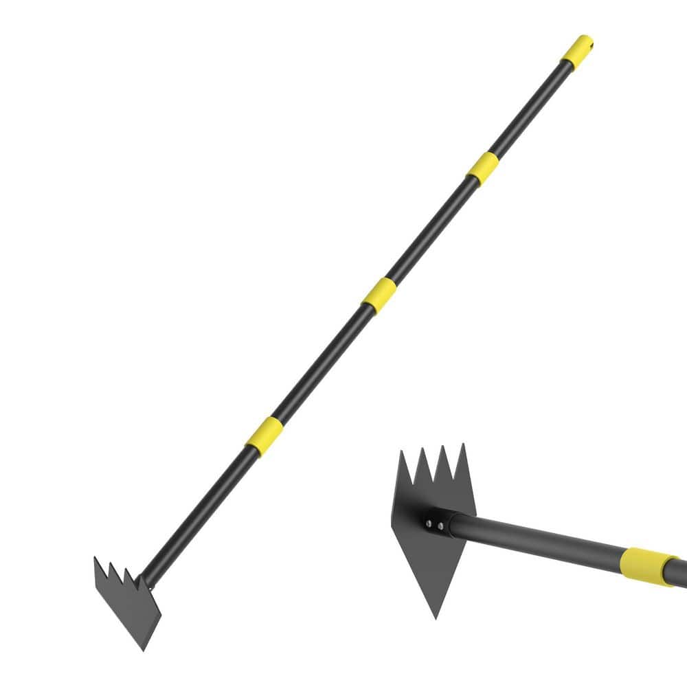 60 in. Heavy Duty Adjustable Long Handle Hoe, Manganese Steel Garden Tool for Weeding, Cultivating, Soil Loosening price history on PriceWatchPro