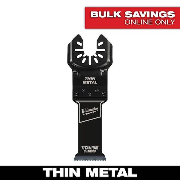 1-1/8 in. Titanium Bi-Metal Universal Fit Wood and Metal Cutting Multi-Tool Oscillating Blade (1-Pack)