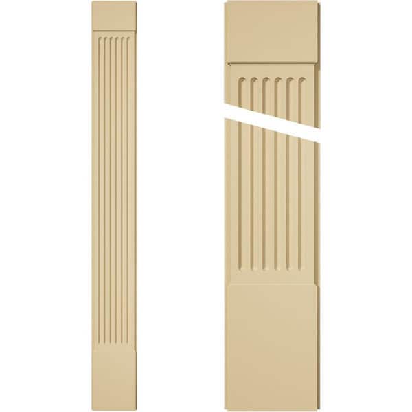 Ekena Millwork 2 in. D x 12 in. W x 108 in. L Primed Polyurethane Pilaster 1- Pack