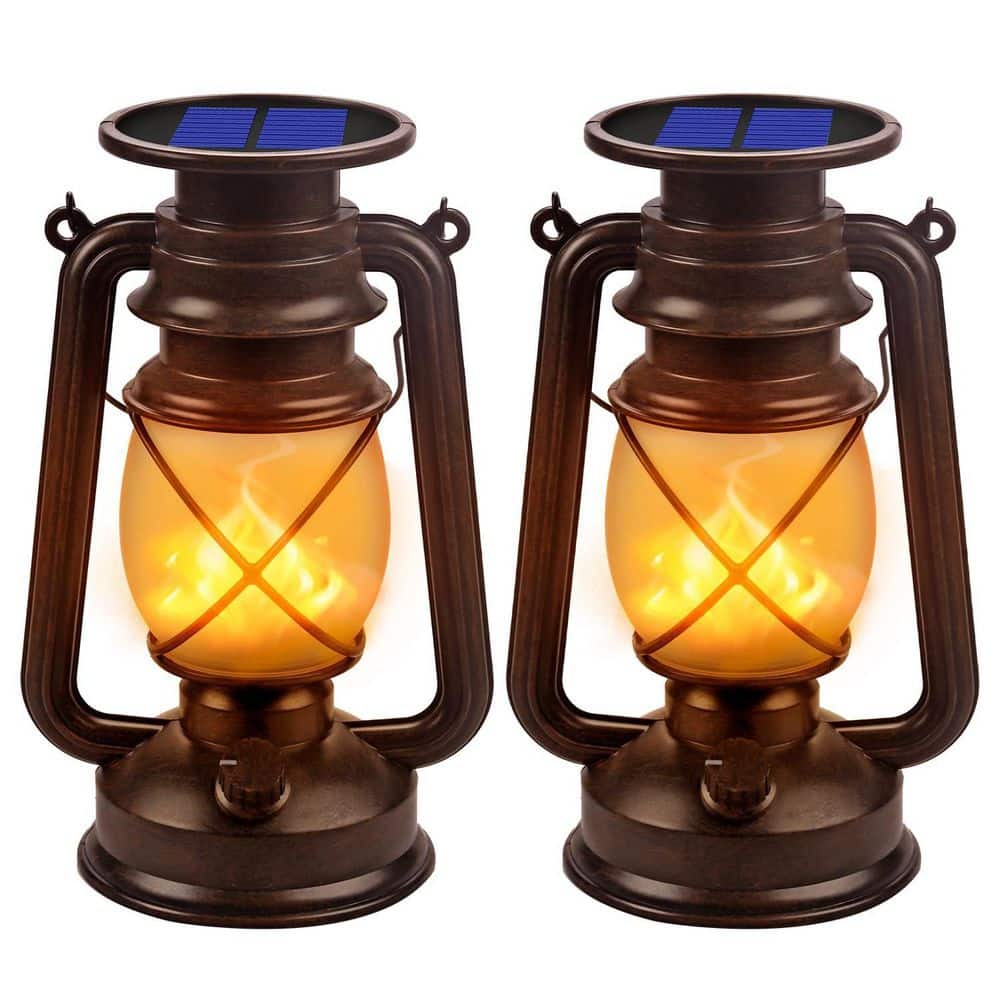 2-Pack Outdoor Hanging Solar Lights, Waterproof Camping Lamps, Landscape Decor for Table Patio Garden Yard Pathway Porch price history on PriceWatchPro