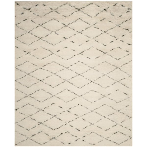 SAFAVIEH Casablanca Ivory/Gray 9 ft. x 12 ft. Area Rug