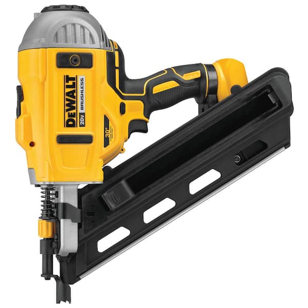 20V MAX XR Lithium-Ion Cordless Brushless 2-Speed 30° Paper Collated Framing Nailer (Tool Only) DCN692B - The Depot
