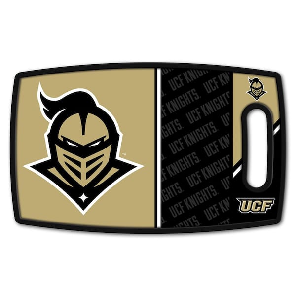 YouTheFan NCAA Central Florida Knights Logo Series Cutting Board 9 in. x 0.5 in. - Rectangle- Manufactured Wood and Polypropylene