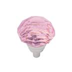Gemstone Collection 1-1/4 in. Dia Glass with Chrome Finish Cabinet Knob
