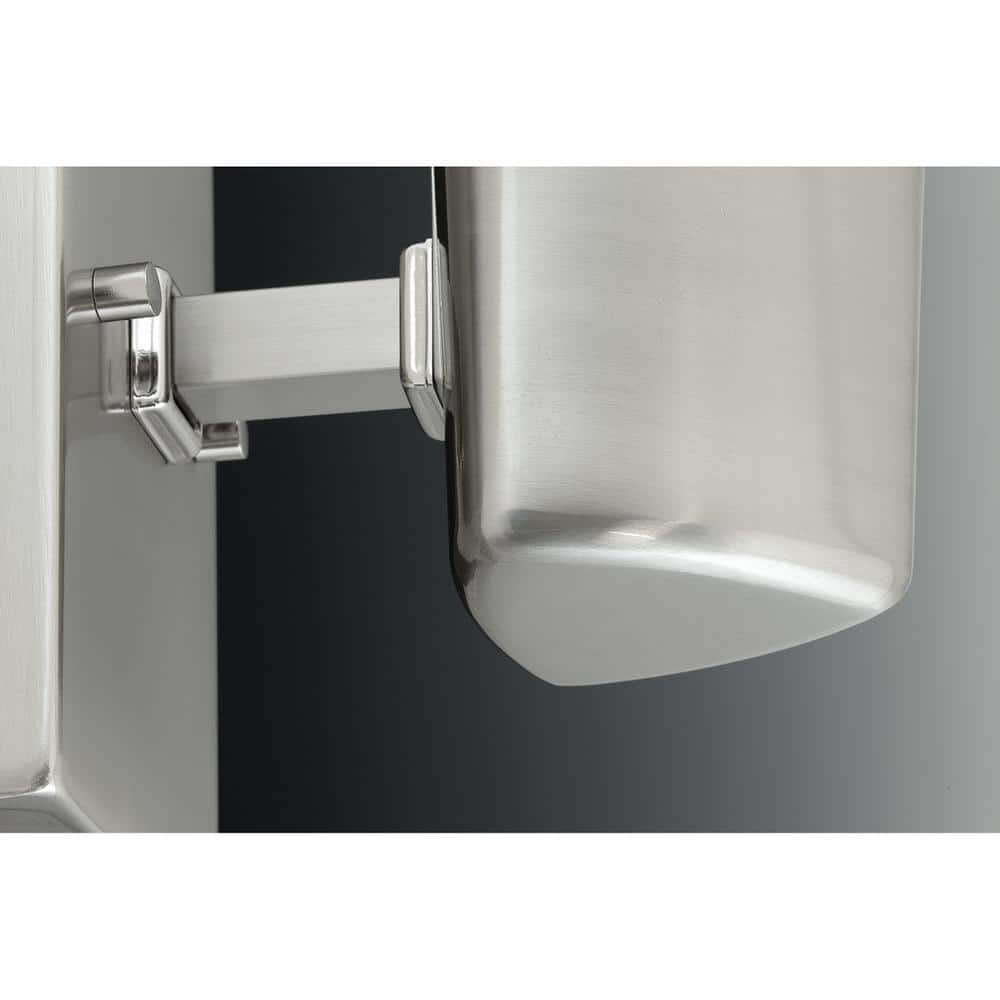 Zura Brushed Nickel 14" Modern Outdoor Wall Sconce