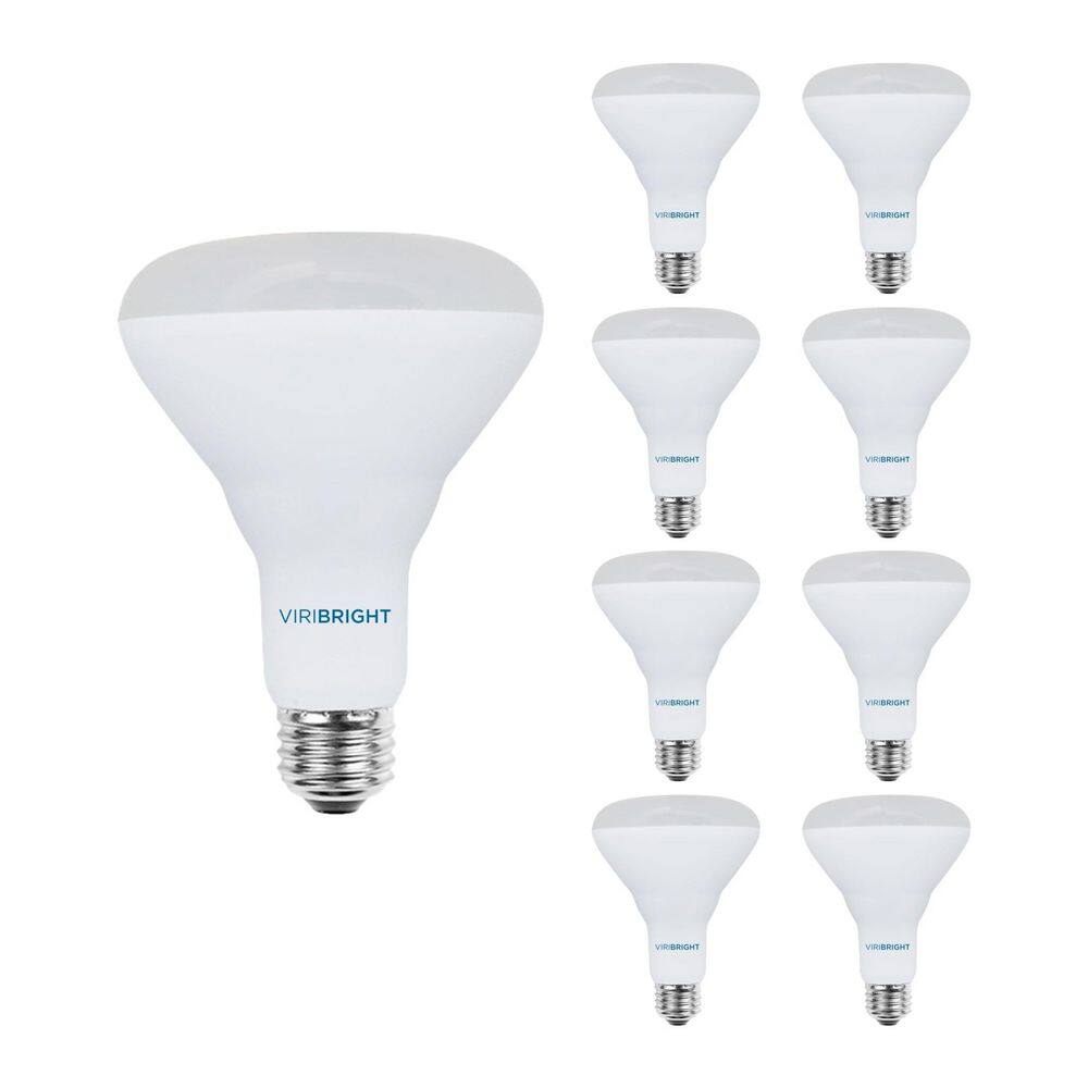 Viribright 65Watt Equivalent BR30 Dimmable UL Listed Recessed Flood