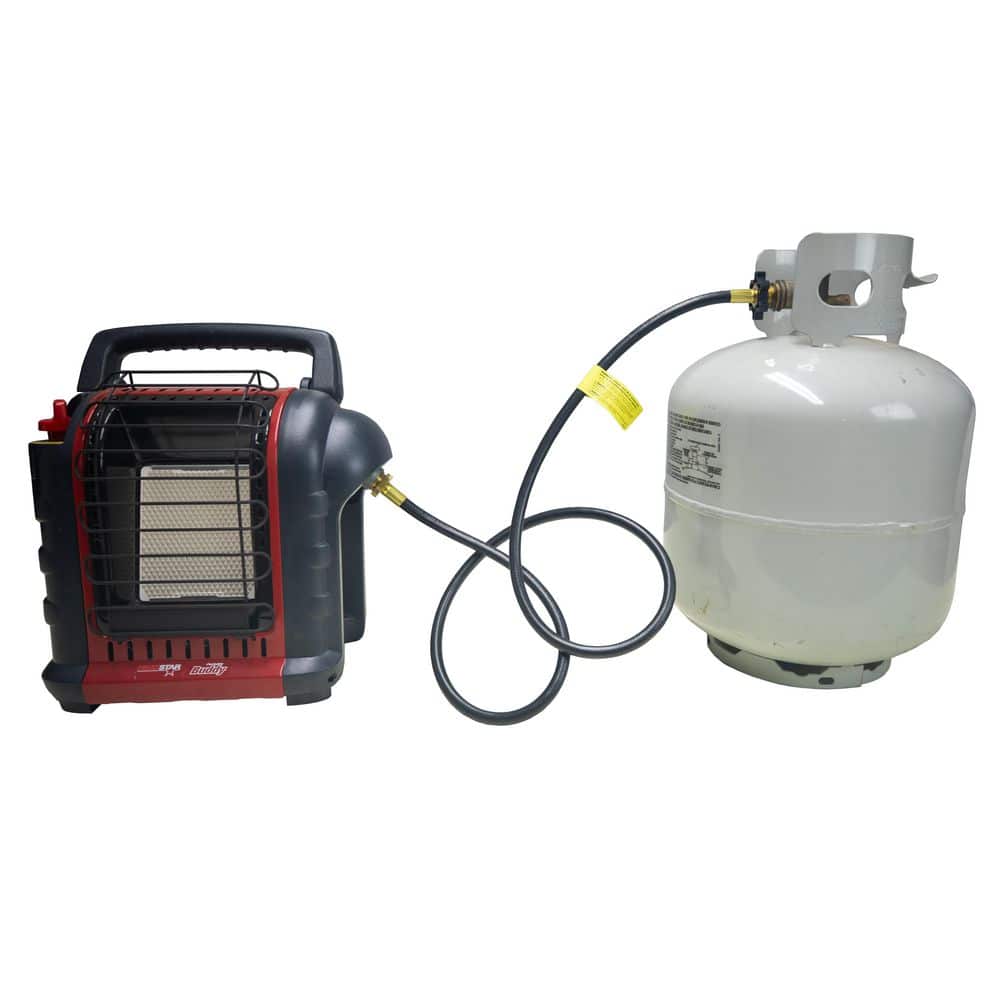5 ft Black Brass and Plastic Propane Hose Assembly