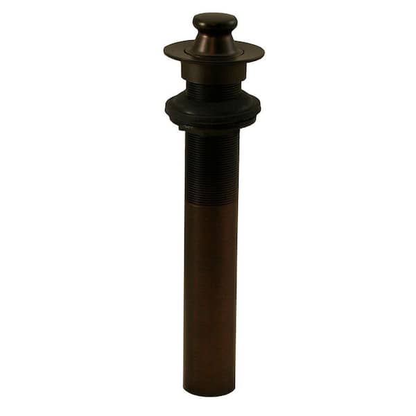JONES STEPHENS Lavatory Lift and Turn Pop-Up Drain without Overflow in Old World Bronze for Vessel Sinks