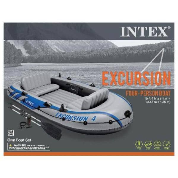 3M Inflatable Boat for Fishing and More Raft for 4 Adults on Rivers and Lakes 
