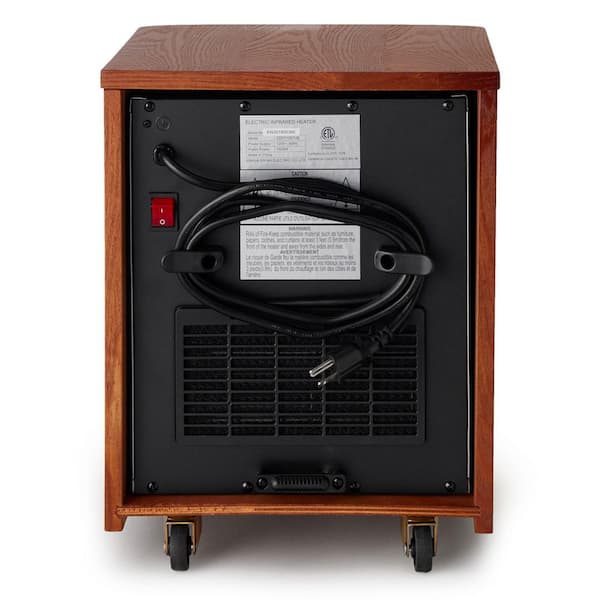 6 Element 1500-Watt Portable Infrared Quartz Mica Space Heater (3