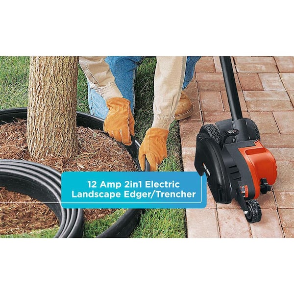 BLACK+DECKER 7.5 in. 12 Amp Corded Electric 2-in-1 Lawn Edger and