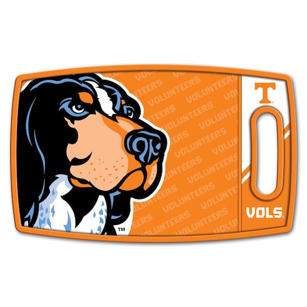 YouTheFan NCAA Tennessee Volunteers Logo Series Cutting Board 9in x 0.5in- Rectangle- Manufactured Wood and polypropylene