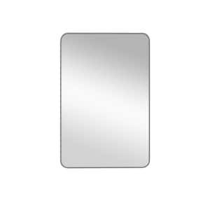 24 in. W x 36 in. H Rectangular Framed Wall Bathroom Vanity Mirror in Oil-Rubbed Bronze, Anti-Rust